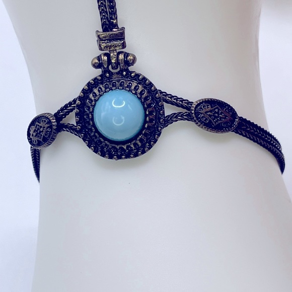 Gothic Festival Charm Ring Bracelet - Picture 5 of 9